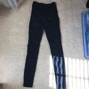 Black H&M maternity Mama skinny jeans US 4